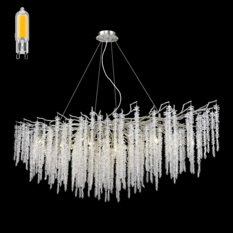 Люстра подвесная с Led лампочками в комплекте Wertmark WE185.18.223+Lamps 