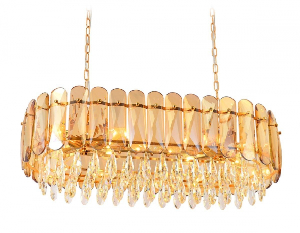 Подвесная люстра Ambrella light TR5074/8 GD/TI/CL 