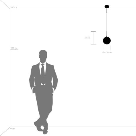 813117 Подвесной светильник Lightstar Globo 