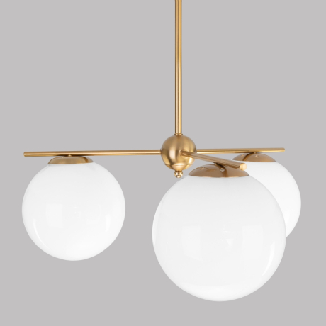 Люстра на штанге со стеклянными плафонами Eurosvet Marbella 60147/3 (a063853) 