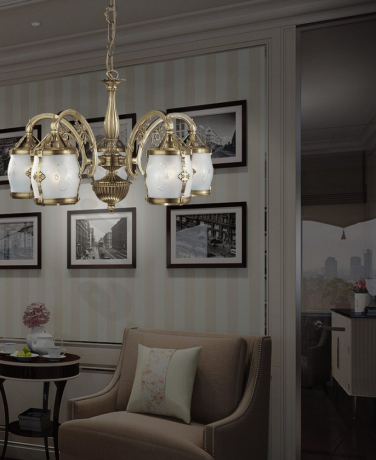 Подвесная люстра Reccagni Angelo L 4020/5 