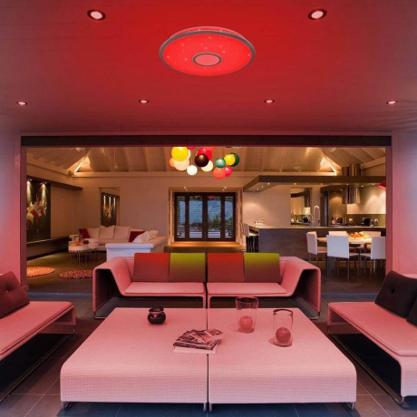 Светодиодный светильник с поддержкой ''Алиса'' и пультом ДУ Citilux Старлайт Смарт CL703A40G 