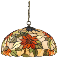 Светильник подвесной в стиле тиффани со светодиодными лампами E27, комплект от Lustrof. №150541-623416