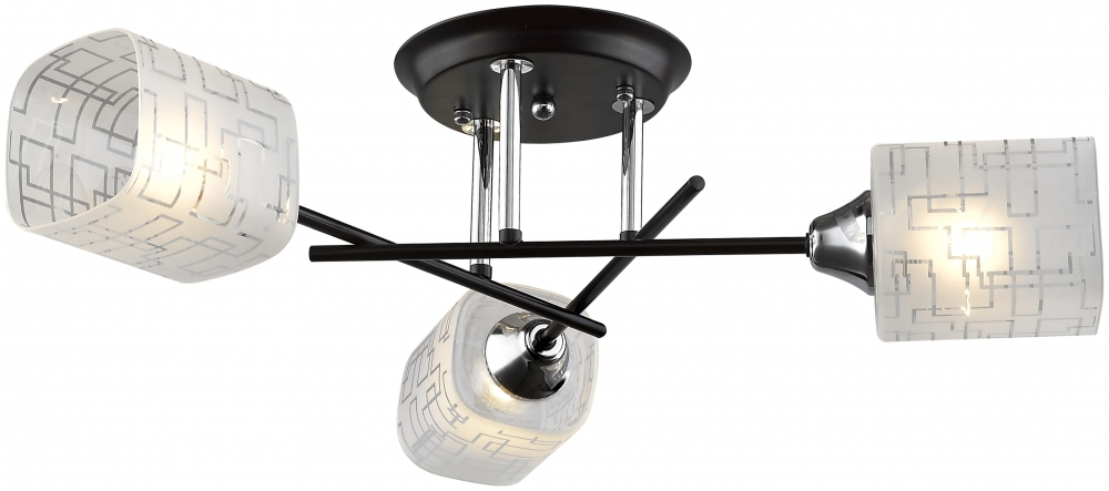 Потолочная люстра с лампочками Velante 703-127-03+Lamps 