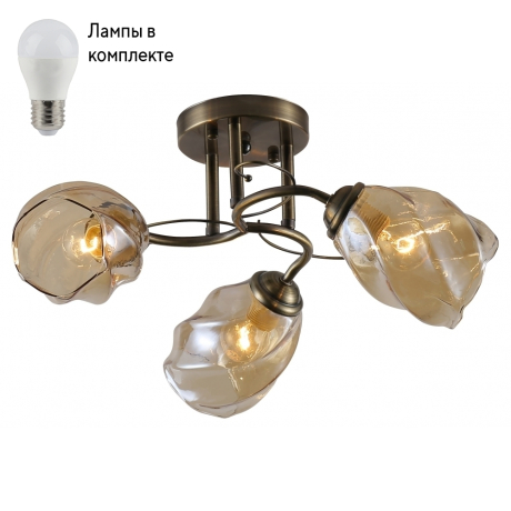 Люстра потолочная с Led лампочками в комплекте Rivoli Б0054736+Lamps 