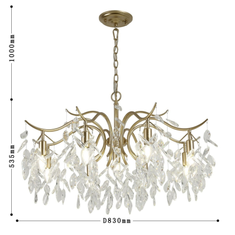 Подвесная люстра Favourite Brillo 3003-9P 