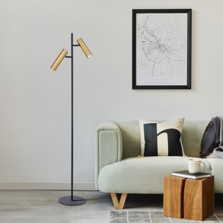 Торшер Eurosvet Barre 01087/2 латунь (a056600)