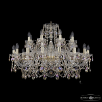 Люстра подвесная Bohemia Ivele Crystal 1411/16+8/360 G R801