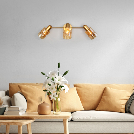 Спот с выключателем Eurosvet Ansa 20120/3 перламутровое золото (a050081) 