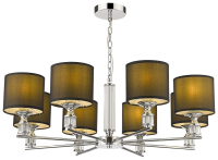 Подвесная люстра в гостиную с 8 LED лампами. Комплект от Lustrof №310005-709251