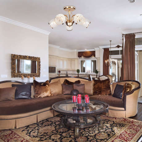 Люстра на штанге Eurosvet Gabriella 30026/5 золото 