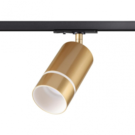 Однофазный светильник для шинопровода с лампочкой Novotech 370780+Lamps 