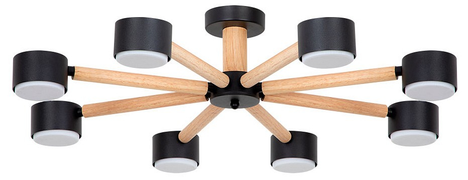 Потолочная люстра Arte Lamp TENDA A1624PL-8BK 