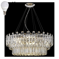 Подвесная люстра с лампочками Wertmark WE107.15.123+Lamps