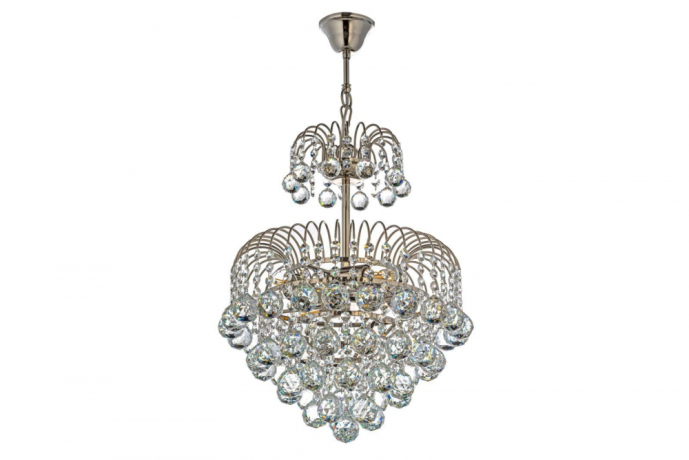 Люстра подвесная с Led лампочками в комплекте Arti Lampadari Bellagio E 1.5.40.100 N+Lamps 