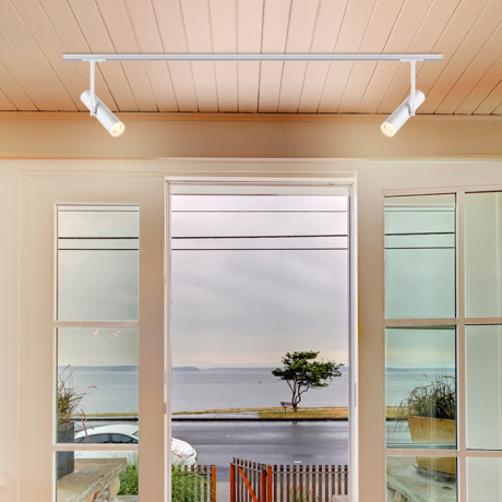 Однофазный светильник для шинопровода с лампочкой Novotech 370574+Lamps 