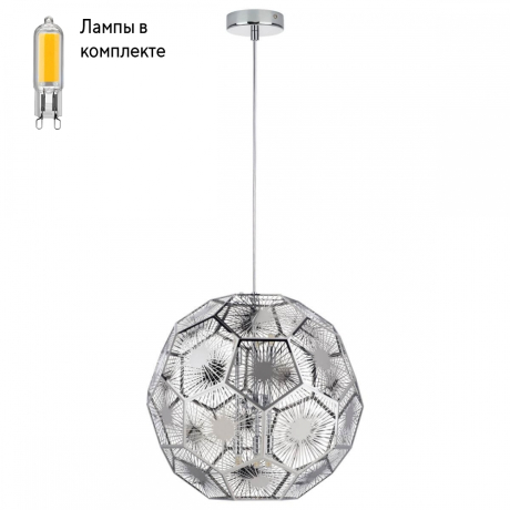 Светильник подвесной с Led лампочками в комплекте Lightstar 724264+Lamps 