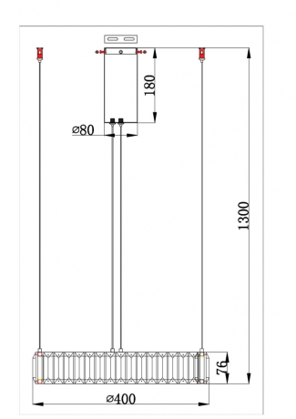 Подвесной светильник Divinare Renata 1135/17 SP-25 