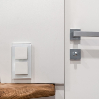 Перекрестный выключатель одноклавишный (белый) Werkel W1113001