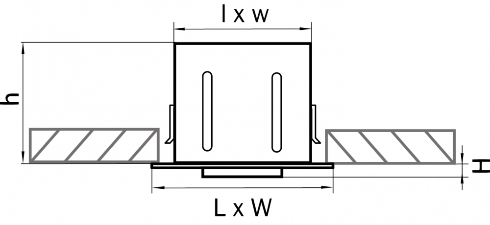 Встраиваемый светильник Lightstar Cardano  214028 