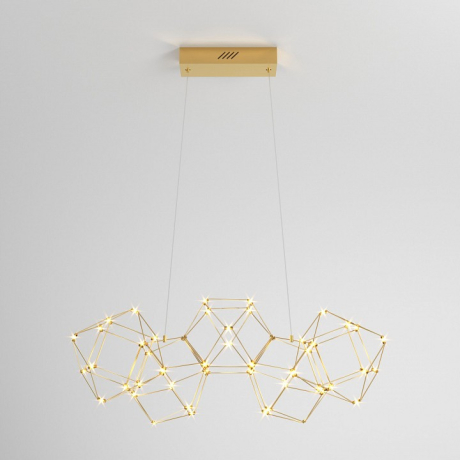 Подвесная люстра Eurosvet Uma 90168/5 медь 