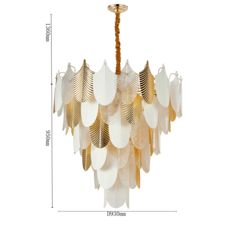 Люстра подвесная Favourite Pulcher с поддержкой Алиса 2619-37P-А 