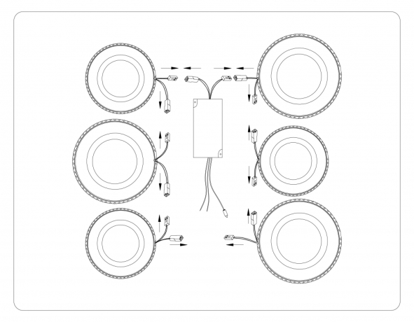 Потолочный светодиодный светильник с пультом Ambrella light ACRYLICA OriginalFA8872 