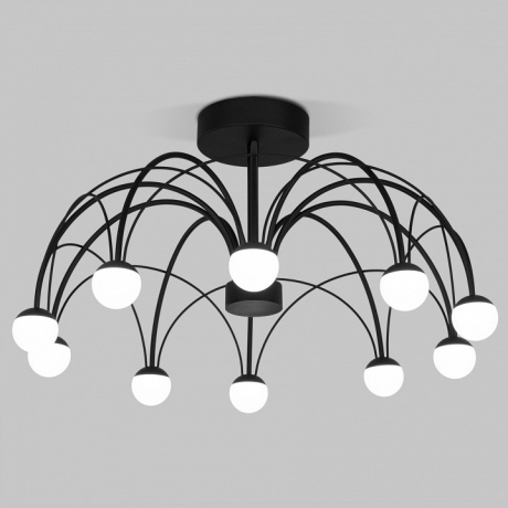 Люстра на штанге Eurosvet Ragno 90035/10 LED черный 