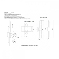 Настенный светодиодный светильник Crystal Lux CARTA AP6W LED GREEN/BRASS
