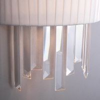 Бра Eurosvet Amantea 10122/2 хром/прозрачный хрусталь Strotskis (10106/2) (a055332)