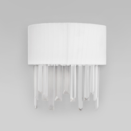 Бра Eurosvet Amantea 10122/2 хром/прозрачный хрусталь Strotskis (10106/2) (a055332) 