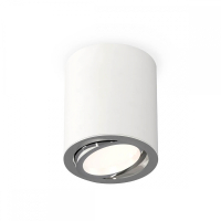 Комплект накладного поворотного светильника Ambrella light XS7421002 SWH/PSL белый песок/серебро полированное MR16 GU5.3 (C7421, N7003)