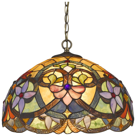 Светильник подвесной в стиле тиффани со светодиодными лампами E27, комплект от Lustrof. №150545-623420 