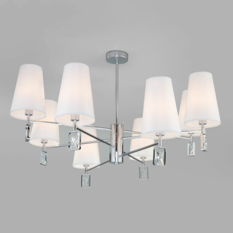Люстра на штанге Eurosvet Milazzo 60137/8 хром 