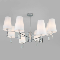 Люстра на штанге Eurosvet Milazzo 60137/8 хром (a060126)