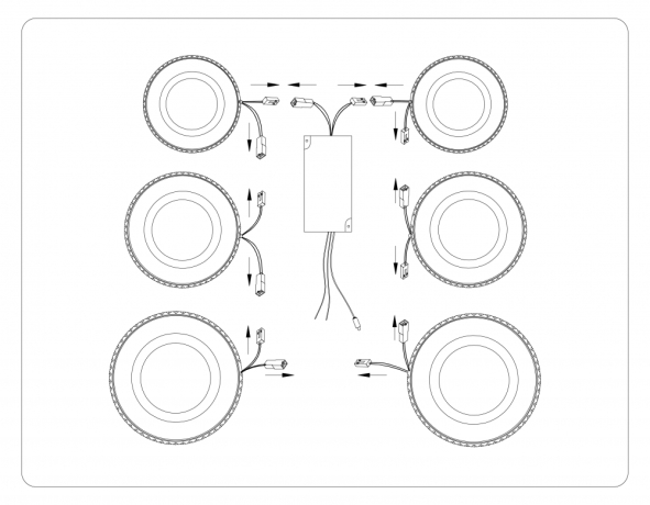 Потолочный светодиодный светильник с пультом Ambrella light ACRYLICA OriginalFA8874 
