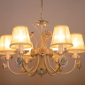 Подвесная люстра Abrasax Annika 2031/6 (cream pearl) 