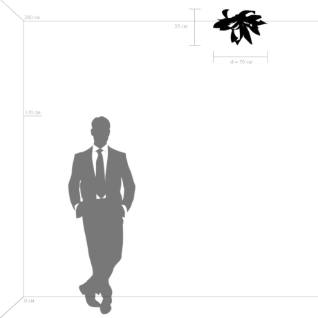 754169 Потолочная люстра Lightstar с поддержкой Алисы, Turbio 