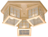 Потолочный светильник со светодиодными лампочками E27, комплект от Lustrof. №151143-623676