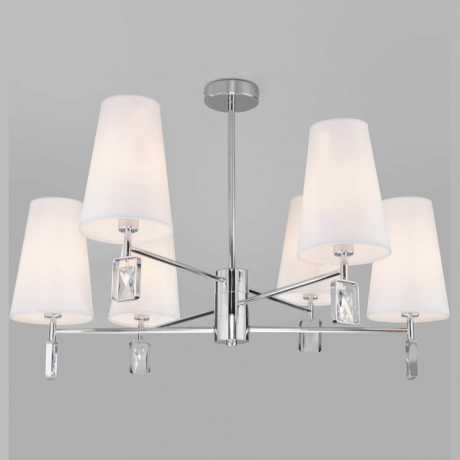 Люстра на штанге Eurosvet Milazzo 60137/6 хром 