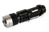 Ручной светодиодный фонарь на батарейках. Дистанция освещения - 400м. 3 режима работы. Camelion LED5135 (12915)