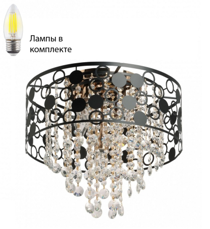 Люстра потолочная с лампочками DeMarkt 111018405+Lamps 