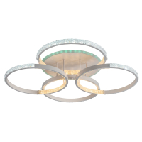 Светодиодная диммируемая люстра с ПДУ Profit Light 8047/4 WHT 136W+8W RGB