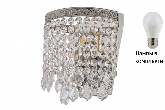 Бра с лампочкой Arti Lampadari Castellana E 2.10.602 N+Lamps 