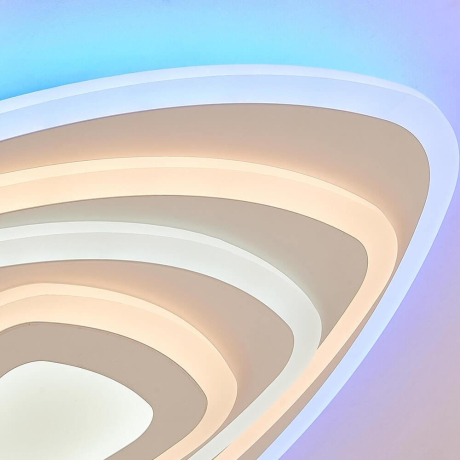 Светодиодная  люстра с поддержкой ''Алиса'' и пультом Citilux Триест Смарт CL737A34E 