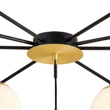 Люстра потолочная с Led лампочками в комплекте Favourite 3047-10P+Lamps 