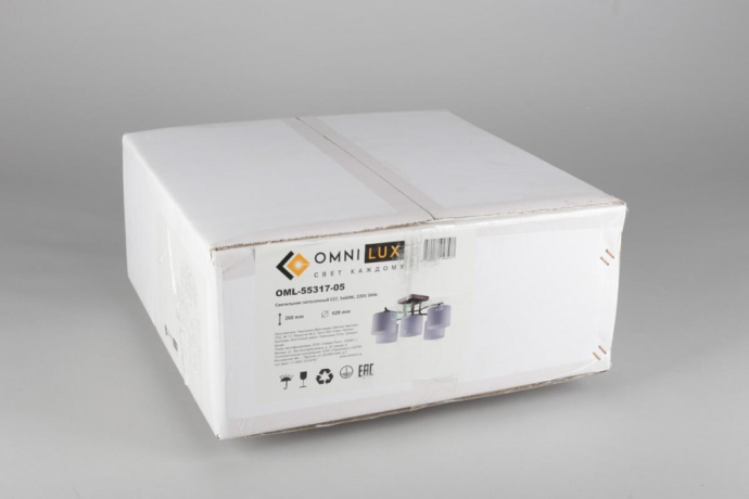 Люстра потолочная с лампочками Omnilux OML-55317-05+Lamps 