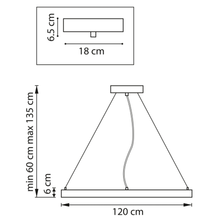 Подвесная диммируемая люстра с пультом ДУ Saturno Lightstar 748057 