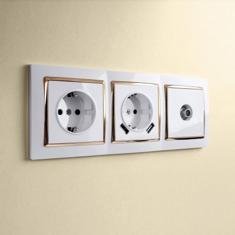 Встраиваемые розетки 220V