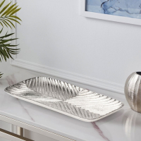 427481 Поднос NOSIMARO L390, B165, H25 алюминий никель Eglo